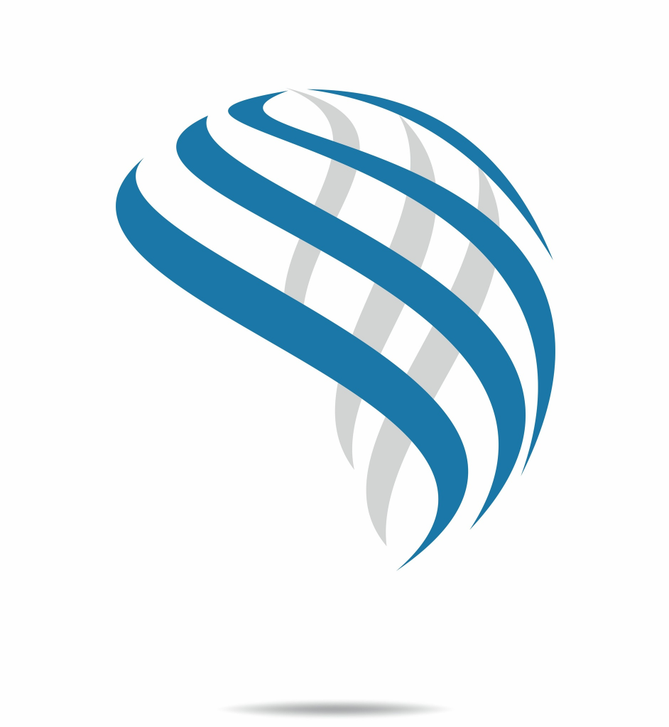Sphere Part Logo Blue